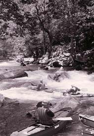 Braving it over Nantahala Falls. � Jim Johnson 