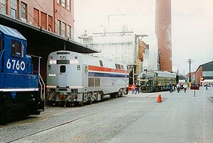 Engines on display at Annual Railfest. Photo by Gregg Miller &nbsp;