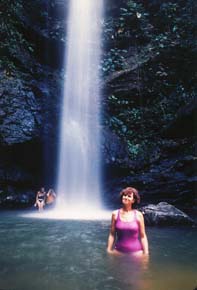 haron luxuriating in Mother Nature�s original Spa. � 2000 Warren Lieb. 