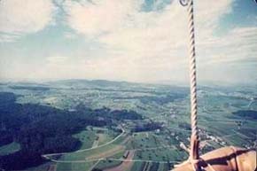 View from the balloon. � H�l�ne Studer.