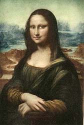 Mona Lisa by Leonardo DaVinci.