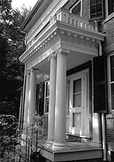 The entrance to the Dickinson Homestead. Courtesy of Amherst College.