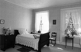 Emily Dickinson's bedroom. Courtesy of Amherst College.