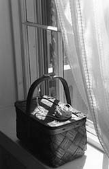 Emily Dickinson's basket. Courtesy of Amherst College.