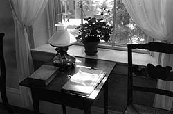 Emily Dickinson's writing table. Courtesy of Amherst College.