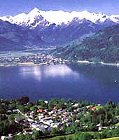 The village of Zell Am See in the breathtaking Austrian Alps. Courtesy of The Alps.com.