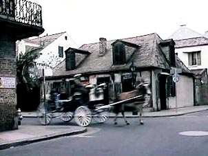 The historic French Quarter of New Orleans. Copyright Terry Zinn.