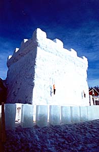 An icy workshop compound fit for the bearded one and his elves. Copyright: Warren Lieb