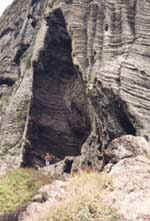 Christian's Cave, where Fletcher Christian went for solitude. Credit: Photo � by Eliza Priest