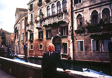 Having lived in Venice for over thirty years, Hotel Cipriani Managing Director Natale Rusconi knows the city’s secrets. © Sharon Lloyd Spence and Diana Schuster.