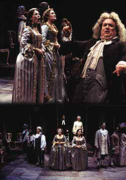 A scene from the witty play, Joyful Noise. Photo Courtesy of the Lamb's Players Theatre