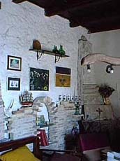 Inside the villa. Copyright Norman Harrison. 