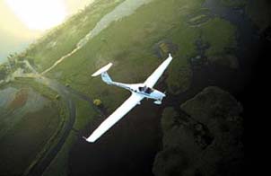 Courtesy of Diamond Aircraft Industries. The HK36 Xtreme Monoglider by Diamond Industries soars silently.