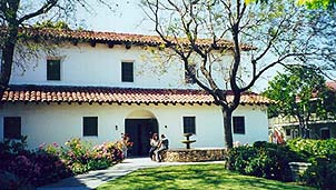 Copyright Suzie Rodriguez. One of San Luis Obispo�s many links to the past is The San Luis Obispo Mission and its beautiful courtyards.