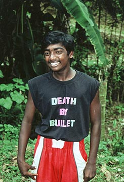 Sri Lankans display a sense of humor. Copyright: Christopher Ondaatje.