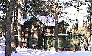 Buildings on the property date back to 1903. Photo courtesy of Seven Pines Lodge.