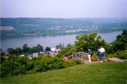 Thousands of slaves crossed the Ohio River at Ripley on their road to freedom. Copyright: Kathryn Means, 2001.
