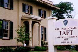 Ohio's current governor is a direct descendent of President William Howard Taft who grew up in this home. Copyright: Kathryn Means, 2001.