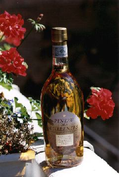 A bottle of Pineau des Charentes. Copyright: E. Lisa Moses.