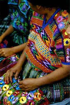 Odelias huipil took her six months to make. Copyright: Kennerley Clay.