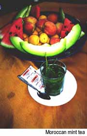Moroccan mint tea. �Paris Permenter and John Bigley