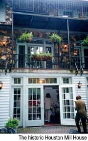 Emory University's historic Houston Mill House is a hospitality house, bed and breakfast inn and restaurant. Copyright: Kathryn Means, 1999