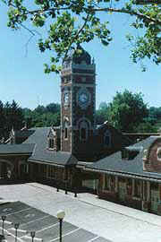 Recently restored station at Greensburg, PA still sees passengers and will soon be home to a restaurant. � Eric Miller
