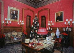 Be transported to an elegant French Christmas when you visit The Elms, a stunning Gilded Age mansion. Courtesy of The Preservation Society of Newport County. 