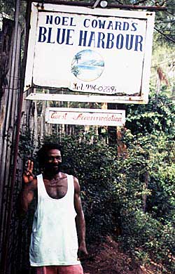 Entrance to Blue Harbour. Copyright Victoria Brooks.