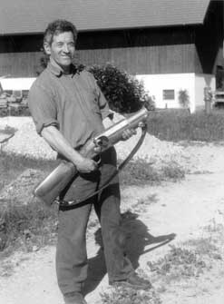 Herr Reichel�ready to make a bang! Copyright: Jim Johnson, 1999.